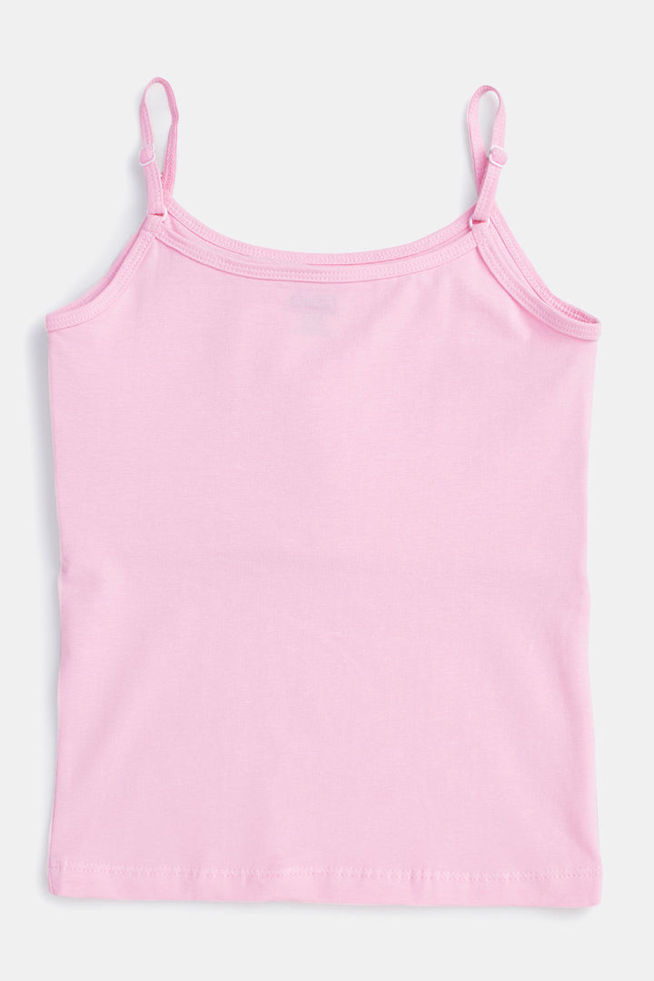 YouGotPlanB Girls Cotton Padded Camisole (Pack of 2) - Multicolor — image 5